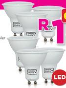 Simple Choice 3W LED GU10 Globes-For 6