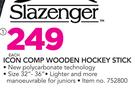 Slazenger Icon Comp Wooden Hockey Stick