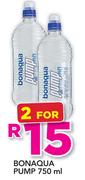 Bonaqua Pump-2 x 750ml