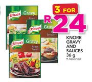 Knorr Gravy And Sauces Assorted-3 x 36g