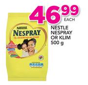 Nestle Nespray Or Klim-500g Each