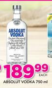 Absolut Vodka-750ml