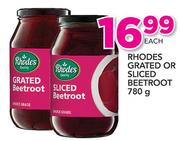 Rhodes Grated Or Sliced Beetroot-780g Each