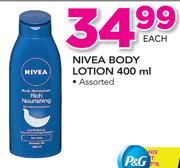 Nivea Body Lotion Assorted-400ml