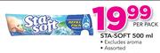 Sta Soft Assorted-500ml Per Pack