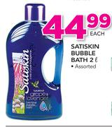 Satiskin Bubble Bath Assorted-2Ltr