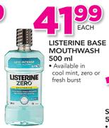Listerine Base Mouthwash-500ml 