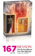 Revlon Fire & Ice Inferno For Him Gift Set-Per Set