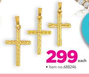 JCSA 9ct Gold Pendant-Each