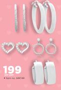 JCSA Silver Earring-Per Pair