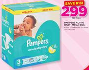 Pampers Active Baby Mega Box-Per Pack