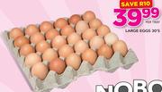 Large Eggs-30's Per Tray