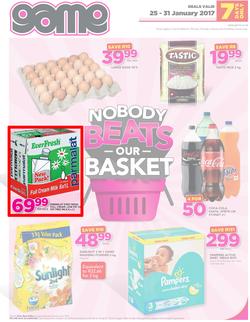 Game Bloemfontein : Food Fresh (25 Jan - 31 Jan 2017), page 1