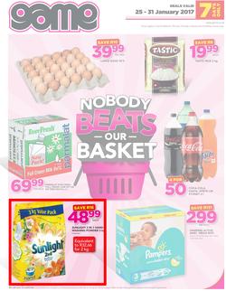 Game Bloemfontein : Food Fresh (25 Jan - 31 Jan 2017), page 1