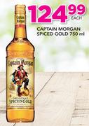 Captain Morgan Spiced Gold-750ml