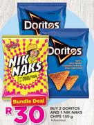 2 Doritos And 1 Nik Naks 150g Assorted-Per Bundle