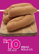 Bread Rolls-6's Per Pack