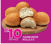Hamburger Rolls-6's Per Pack