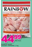Rainbow Mixed Chicken Portions-1.7Kg Per Pack