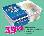 Dairymaid Country Fresh Ice Cream Assorted-1.8Ltr