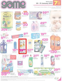 Game Bloemfontein : Food Fresh (25 Jan - 31 Jan 2017), page 3