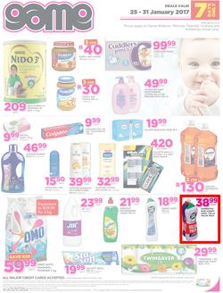 Game Bloemfontein : Food Fresh (25 Jan - 31 Jan 2017), page 3