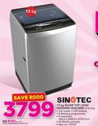 Sinotec 13Kg Silver Top Load Washing Machine T1311LS