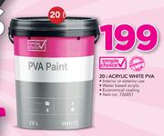 Simple Choice 20Ltr Acrylic White PVA