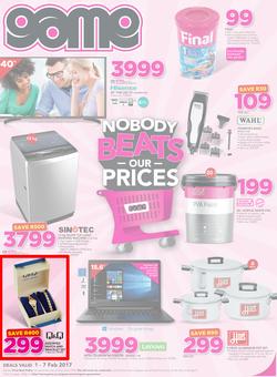 Game : Nobody Beats Our Prices (1 Feb - 7 Feb 2017), page 1