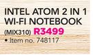 Lenovo Intel Atom 2 In 1 WiFi Notebok MIX310
