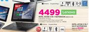 Lenovo Intel Atom 2 In 1 WiFi Notebok MIX310