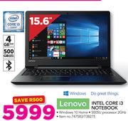 Lenovo Intel Core i3 Notebook