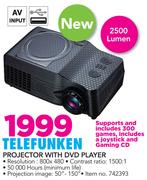 Telefunken Projector With DVD Player