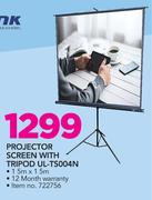 Ultra Link Projector Screen With Tripod UL-TS004N