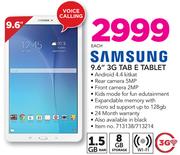 Samsung 9.6" 3G Tab E Tablet-Each