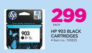 HP 903 Black Cartridges-Each