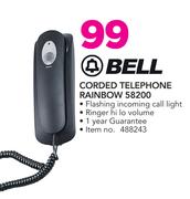 Bell Corded Telphone Rainbow 58200