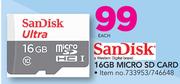 Sandisk 16 GB icro SD Card-Each
