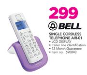 Bell Single Cordless Telephone AIR-01