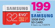 Samsung 32 GB Evo SD Card