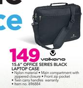 Volkano 15.6" Office Series Black Laptop Case