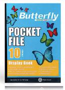 Butterfly A4 20 Page Pocket File-Each