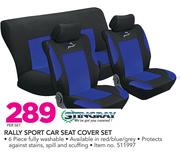 Stingray Rally Sport Car Seat Cover Set-Per Set