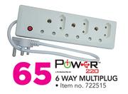 Power 220 6 Way Multiplug