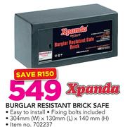 Xpanda Burglar Resistant Brick Safe