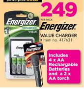 Energizer Value Charger-Per Pack