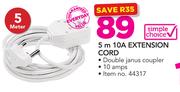 Simple Choice 5m 10A Extension Cord