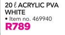 Dulux 20Ltr Acrylic PVA White