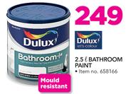 Dulux 2.5Ltr Bathroom Paint