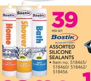 Bostik Assorted Silicone Sealants-Per Set
